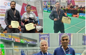 ALL-INDIA MASTERS BADMINTON: KUDCHADKAR, DHOND, TANAJI, MANJU CLINCH MEDALS