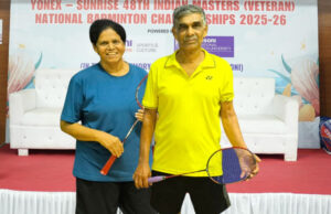48TH INDIAN MASTERS BADMINTON: TANAJI, ROSELINE, KUDCHADKAR HEADLINE GOA’S PERFORMANCE