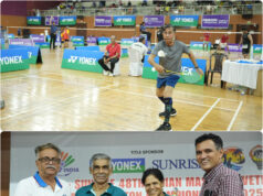 GOA STRIKES DOUBLE GOLD AT 48TH INDIAN MASTERS NATIONAL BADMINTON CHAMPIONSHIPS