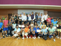 SANDHYA MELASHEEMI CLINCHES DOUBLE CROWN, 48TH INDIAN MASTERS BADMINTON NATIONALS CONCLUDES AT NAVELIM