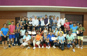 SANDHYA MELASHEEMI CLINCHES DOUBLE CROWN, 48TH INDIAN MASTERS BADMINTON NATIONALS CONCLUDES AT NAVELIM