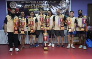 GCC PADDLERS CROWNED CHAMPIONS OF SAXTTI ULTIMATE TABLE TENNIS TEAM CHAMPIONSHIP