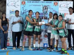 MARGAO MARAUDERS CROWNED CHAMPIONS OF GOA WOMEN’S 3×3 BASKETBALL LEAGUE