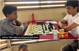 JOSHUA TELLES, SHUBH BORKAR, SARAS POWAR, AARYAVRAT NAIK DESAI, & RISHIT GAWAS IN JOINT-LEAD AT STATE U-13 CHESS CHAMPIONSHIP