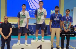 GOA’S AARUSH PAWASKAR CLINCHES BRONZE MEDAL ON DEBUT AT BULGARIAN JUNIORS BADMINTON TOURNAMENT