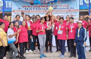 GOA BAG TEAM CHAMPIONSHIP WITH 74 MEDALS AT 3RD NATIONAL WOMEN MASTERS ATHLETICS AT ATAL STADIUM