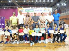 SHANVI REDDY NIMMA SHINES WITH TWIN TITLES AT YONEX-SUNRISE U-13 NATIONALS