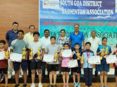 SOUTH DISTRICT BADMINTON: ATHARV, KOMAL & ANVITHA CLINCH DOUBLE CROWN