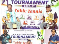 CHETAN SALGAONKAR & VISHANT NAGVEKAR EMERGE CHAMPIONS AT PARA CIVIL SERVICES TABLE TENNIS TOURNAMENT 2026