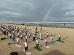 SOUTH GOA COLLECTORATE, POLICE, & CBC GOA JOIN HANDS TO ORGANISE INTERNATIONAL YOGA DAY EVENT AT SCENIC COLVA BEACH