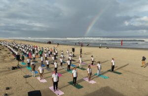 SOUTH GOA COLLECTORATE, POLICE, & CBC GOA JOIN HANDS TO ORGANISE INTERNATIONAL YOGA DAY EVENT AT SCENIC COLVA BEACH