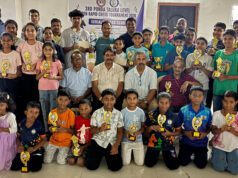 SACHIN GAUDE TOPS 3RD PONDA TALUKA OPEN RAPID CHESS TOURNAMENT