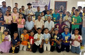 SACHIN GAUDE TOPS 3RD PONDA TALUKA OPEN RAPID CHESS TOURNAMENT