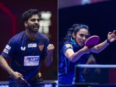 BUTTERFLY UTT SEASON 7: G SATHIYAN, MARIA XIAO & TANEESHA KOTECHA SHINE ON DAY 2 AS HVR KOLKATA THUNDERBLADES & DABANG DELHI WIN