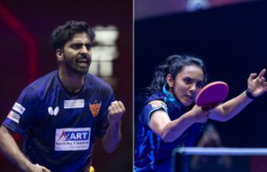 BUTTERFLY UTT SEASON 7: G SATHIYAN, MARIA XIAO & TANEESHA KOTECHA SHINE ON DAY 2 AS HVR KOLKATA THUNDERBLADES & DABANG DELHI WIN