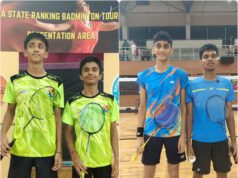 STATE MAJOR RANKING BADMINTON: UMAR, MICHAEL, SUDHANVA, PALAK, AVNI, ARNAV, LINESH, NIHARIKA POISED FOR TRIPLE CROWNS