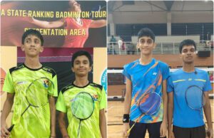 STATE MAJOR RANKING BADMINTON: UMAR, MICHAEL, SUDHANVA, PALAK, AVNI, ARNAV, LINESH, NIHARIKA POISED FOR TRIPLE CROWNS