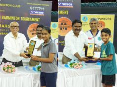 DOUBLE CROWN FOR PRATIK, KOMAL, PRIYANSH & SAACHI AT ALL GOA OPEN BADMINTON TOURNAMENT
