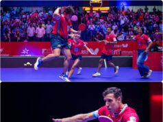 BUTTERFLY UTT SEASON 7: ALVARO ROBLES STARS AS DEMPO GOA CHALLENGERS ENTER FINAL WITH EMPHATIC WIN OVER DABANG DELHI TTC