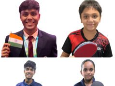 WESLEY, CHANDAN, AARON, ISHITA LINE-UP AT ULHAS JEWELLERS BPS MAJOR RANKING TABLE TENNIS TOURNAMENT