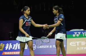 INDIA’S TREESA JOLLY & GAYATRI GOPICHAND CLINCH BRONZE MEDAL AT BWF WORLD CHAMPIONSHIPS