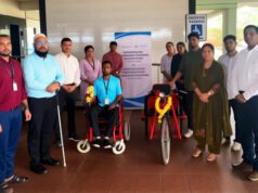 ELECTRIC TRICYCLES & WHEELCHAIR DISTRIBUTED TO PERSONS WITH DISABILITIES TO PROMOTE LIVELIHOOD & INDEPENDENT LIVING