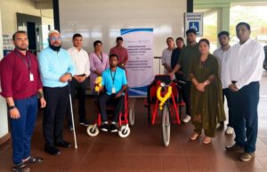 ELECTRIC TRICYCLES & WHEELCHAIR DISTRIBUTED TO PERSONS WITH DISABILITIES TO PROMOTE LIVELIHOOD & INDEPENDENT LIVING