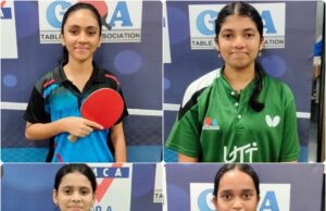YMCA MAJOR RANKING TABLE TENNIS: SACHI, TISHA, ISHITA, SANISHA ENTER FINALS