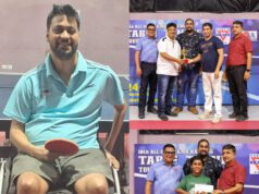 YMCA TT: LLOYD, RAYANSH EMERGE CHAMPIONS IN PARA CATEGORY, SACHIN-VENKATESH CLINCH VETERANS DOUBLES TITLE