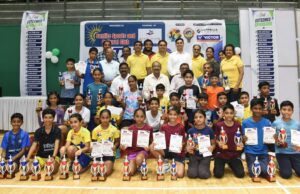 SUNLITE STATE RANKING BADMINTON: TRIPLE GLORY FOR AMAIRA, MICHAEL & PRIYANSH CLINCH DOUBLE CROWNS
