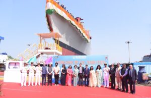SRISHTI: NEXT GENERATION OFFSHORE PATROL VESSEL LAUNCHED AT GOA SHIPYARD