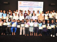 CHAMPA DEVINDER DHINGRA SPORTS TRUST SCHOLARSHIP SUPPORTS GOA’S TALENT