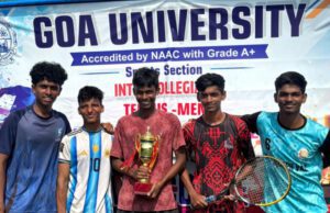 ST. JOSEPH VAZ COLLEGE SECURES 3RD PLACE IN INTER-COLLEGIATE TENNIS CHAMPIONSHIP FOR 3RD TIME IN A ROW