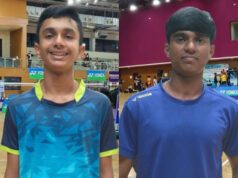 ALL-INDIA JUNIOR RANKING BADMINTON: SPARSH, ASWIN, VISHWA, VIHAAN, KARTHIKEYAN REGISTER WINS IN QUALIFICATION ROUND