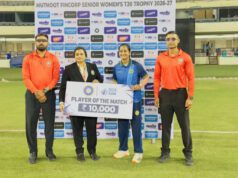 SENIOR WOMEN’S T20: GOA BEAT JAMMU & KASHMIR BY 38 RUNS