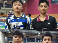 SHAHEEN–ASWIN SPEARHEAD GOA CHALLENGE; BORNIL–HARDIK HEADLINE ALL INDIA JUNIOR RANKING BADMINTON TOURNAMENT, MAIN DRAW ACTION FROM TUESDAY