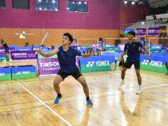 ALL INDIA JUNIOR RANKING BADMINTON: GOA’S SHAHEEN & ASWIN BOW OUT AFTER VALIANT FIGHT IN PRE-QUARTERS