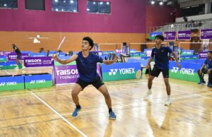 ALL INDIA JUNIOR RANKING BADMINTON: GOA’S SHAHEEN & ASWIN BOW OUT AFTER VALIANT FIGHT IN PRE-QUARTERS