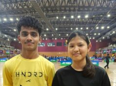 ALL INDIA JUNIOR RANKING BADMINTON TOURNAMENT: GOA’S SHAHEEN C. K. SHINES ON DAY 1 OF MAIN DRAW COMPETITION